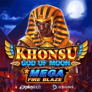 Mega Fire Blaze Khonsu God Of Moon Power Play Jackpot